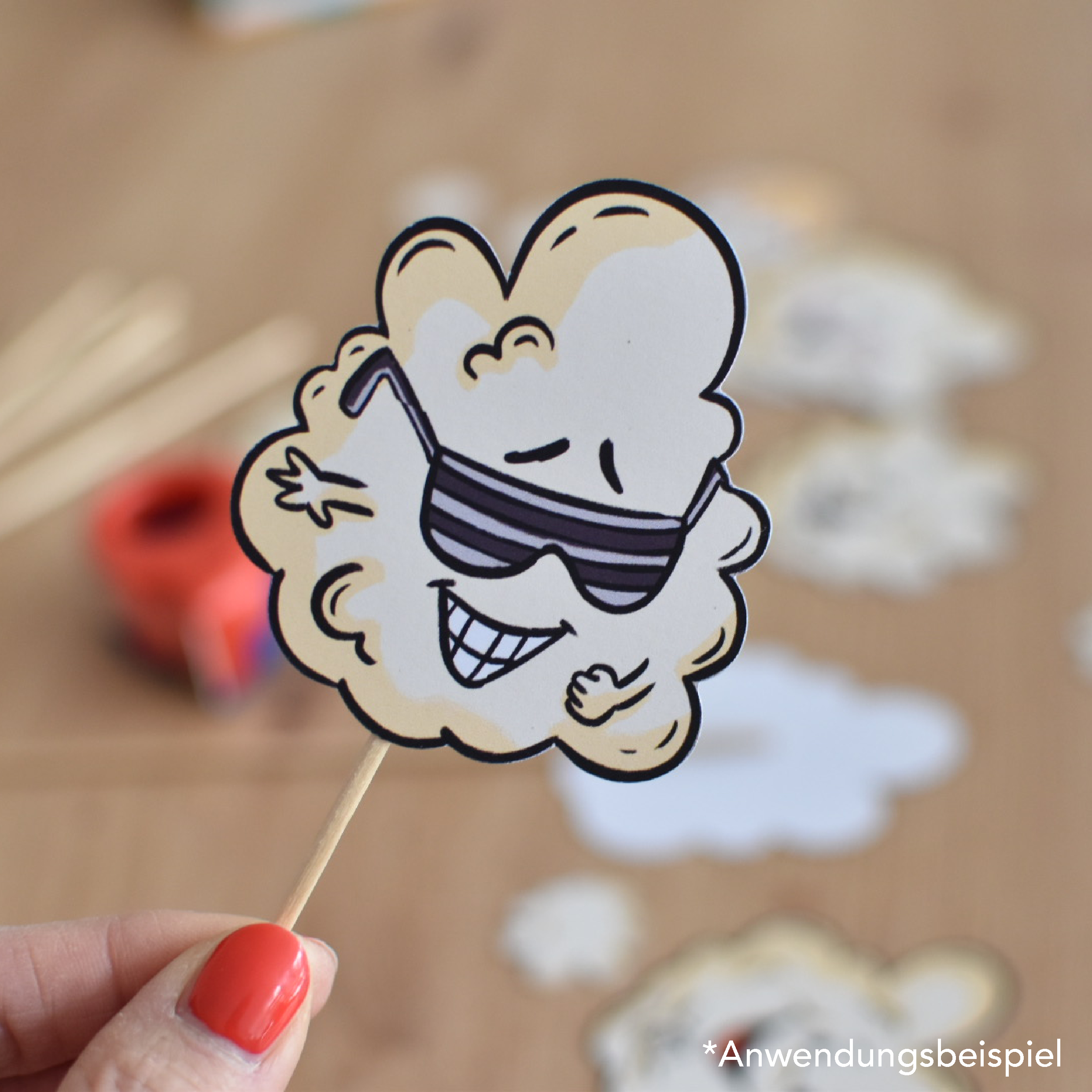 Druckdatei | Popcorn Kinogutschein Printable – Bild 3