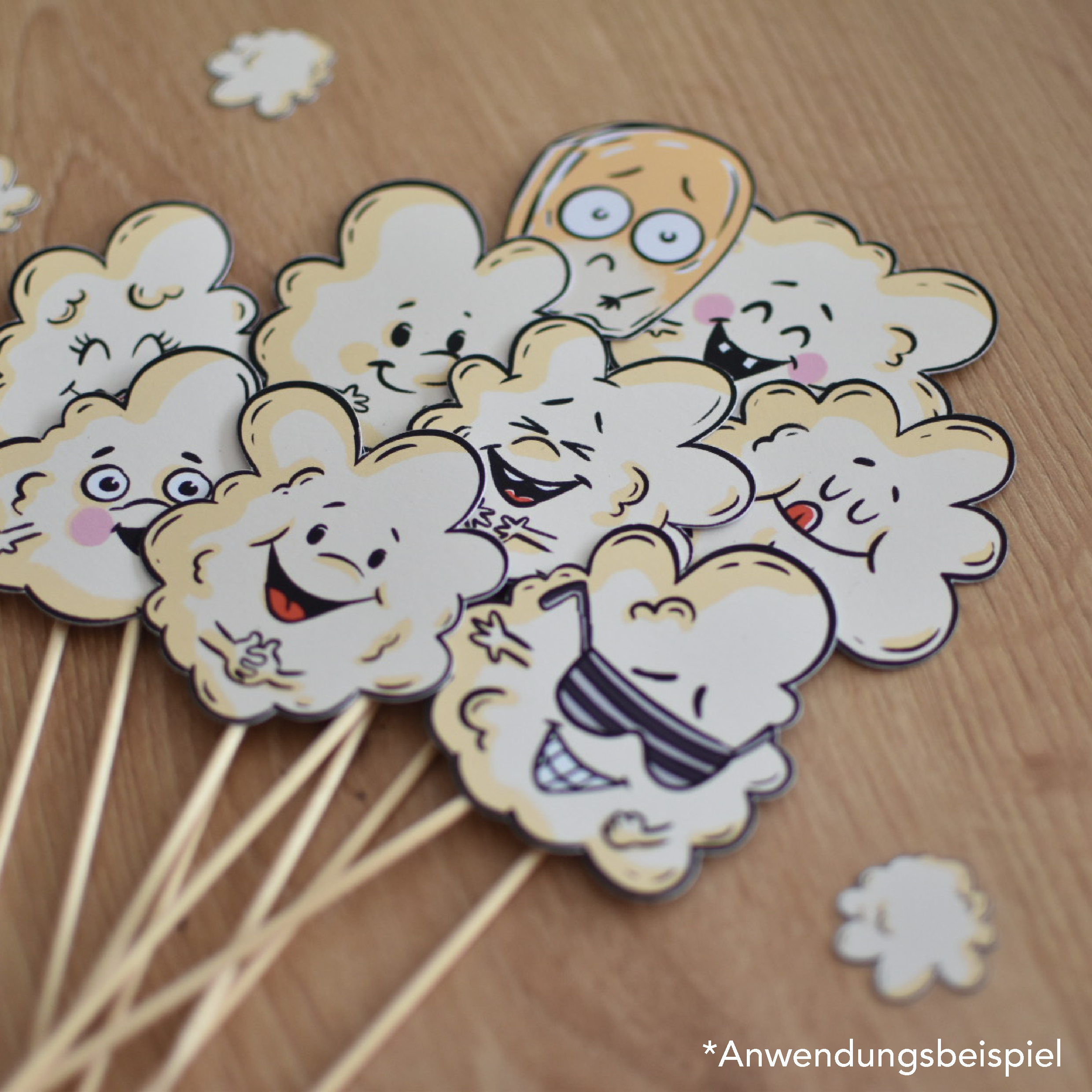 Druckdatei | Popcorn Kinogutschein Printable – Bild 4